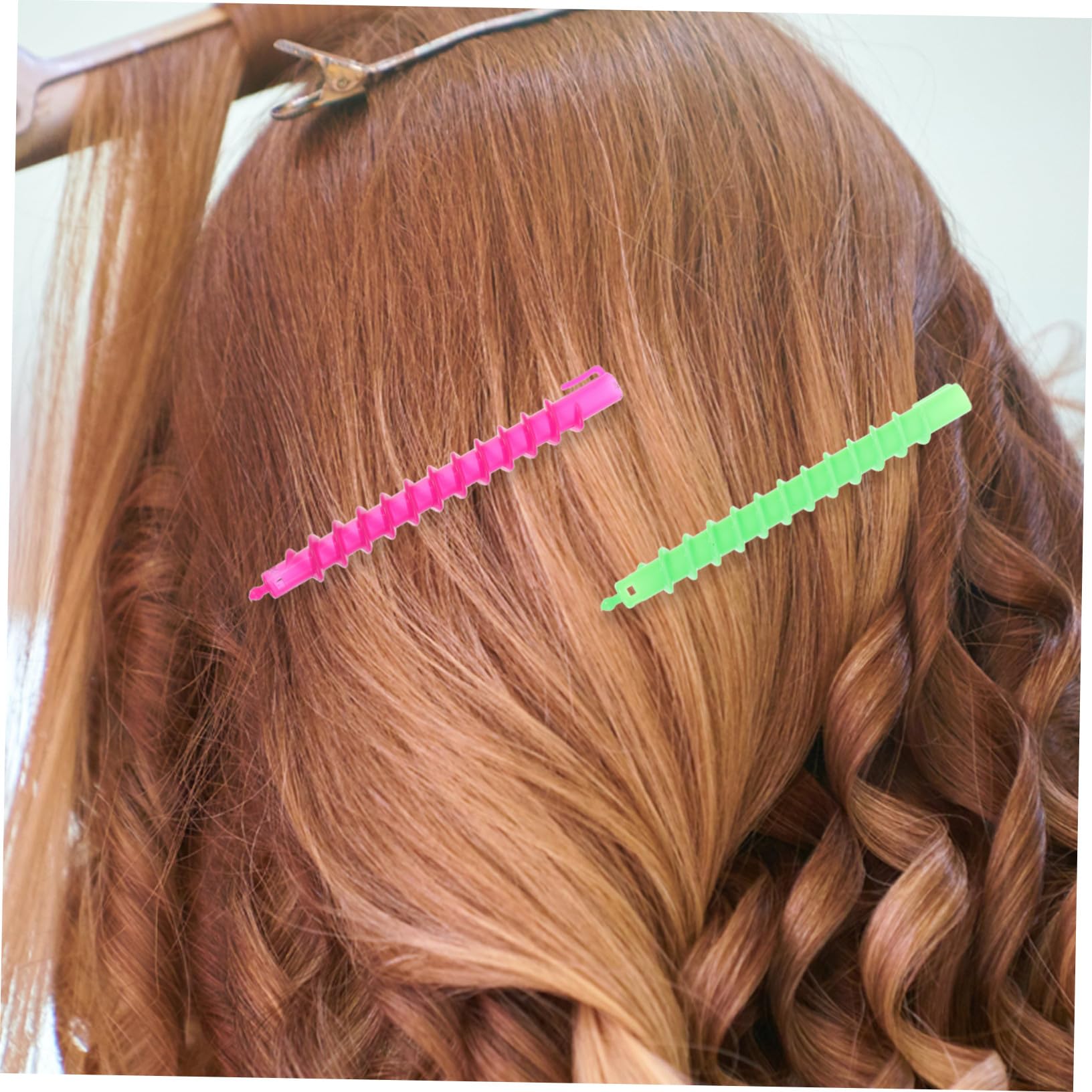 100 piezas Rulos para Permanente Cabello Rulos Flexibles para Rizos Duraderos Herramientas para Peinado Casa y Salón Profesional