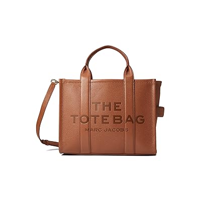 Marc Jacobs The Leather Medium Tote Bag Tote Handbags Argan Oil