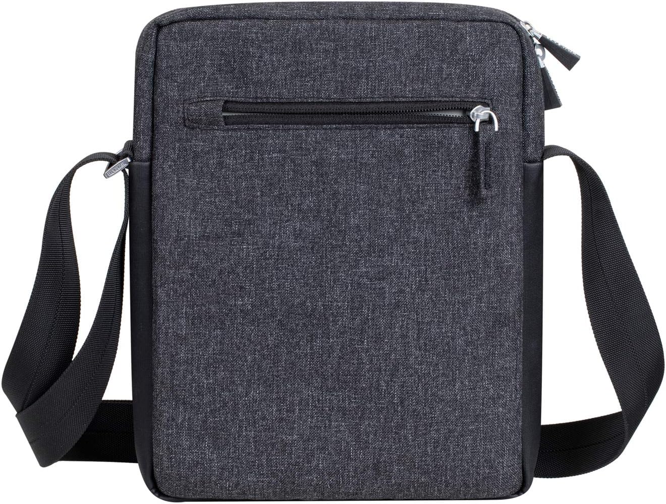 Rivacase 8811BLKMEL Lantau Melange ECO Crossbody Bag for 11 in. Tablets - Black