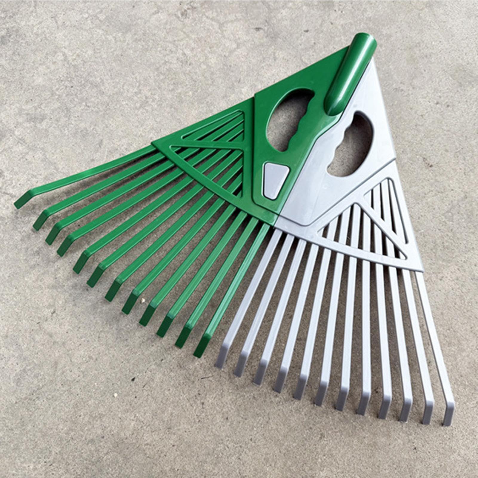 Rastrello da Giardino Attrezzi Per Rastrellare Con Manico Lungo Ergonomico | Rastrello Robusto Per Giardinaggio Cortile Arbusti Paesaggio Pulizia Autunnale Aghi di Pino Sfibratura Prato