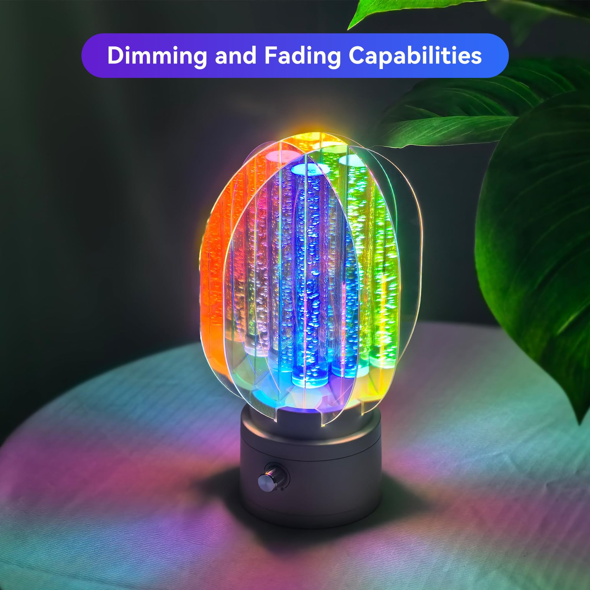 Veilleuse 3D Rotative Auroras, Projecteur Rechargeable À Intensité Variable Alimenté par USB, Projection Dynamique À 360 Degrés pour Une Chambre À Coucher Relaxante Ou Une Décoration Intérieure