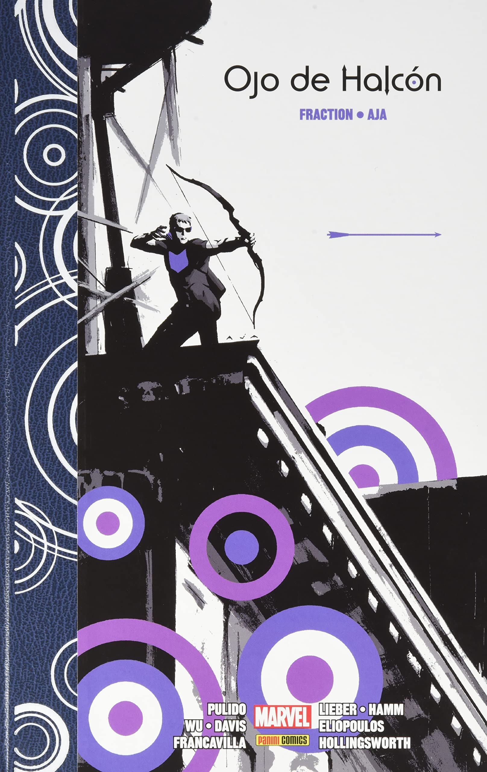 Reedición marvel integral ojo de halcón de matt fraction y david aja