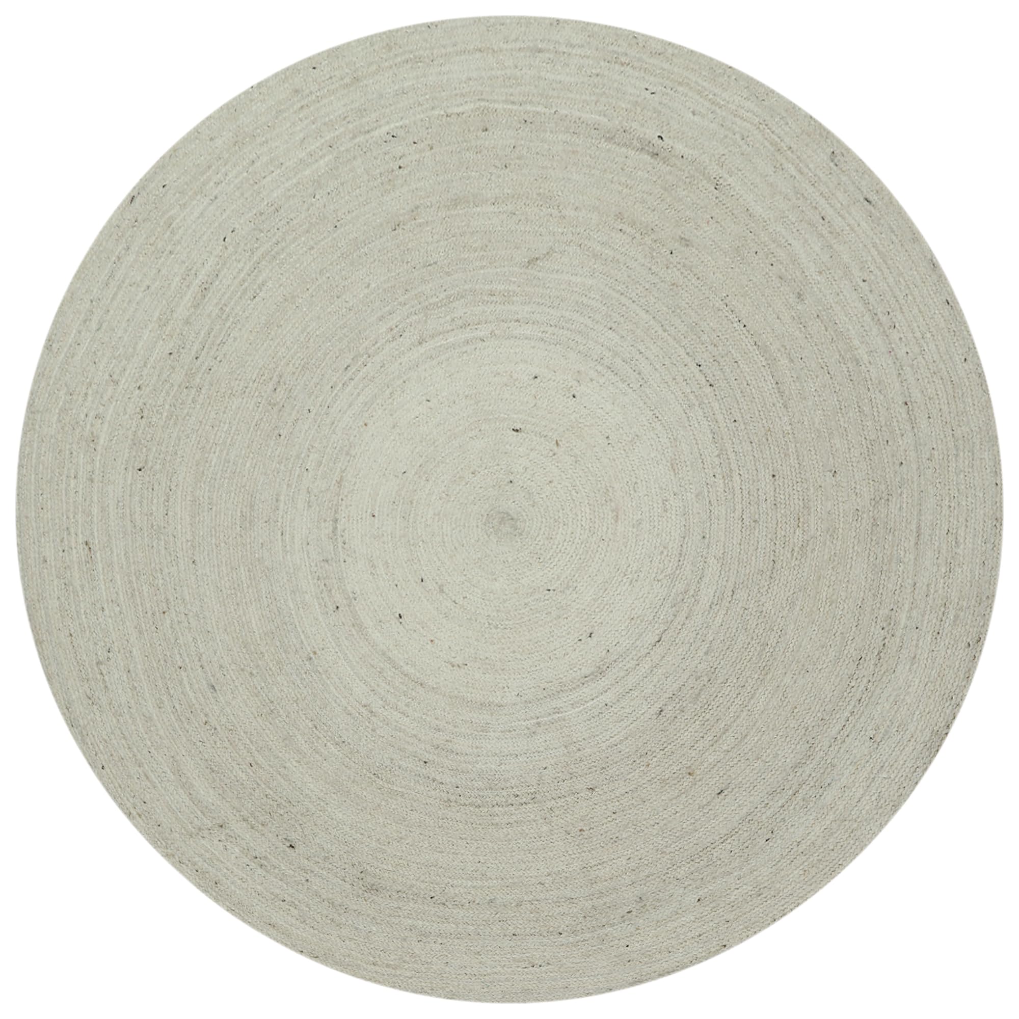 Tapis rond en jute naturelle pour intérieur et extérieur - 91 cm - Pour chambre à coucher, chevet, table à manger, couloir et cuisine