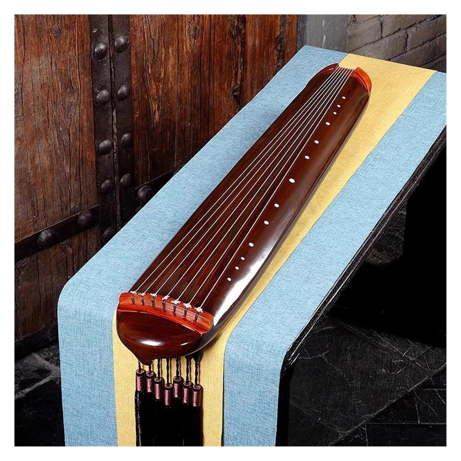 Strumento A Corda Tradizionale Portatile In Legno Guqin A 7 Corde Per Principianti Adulti E Professionisti Guqin Strumento(Maroon)