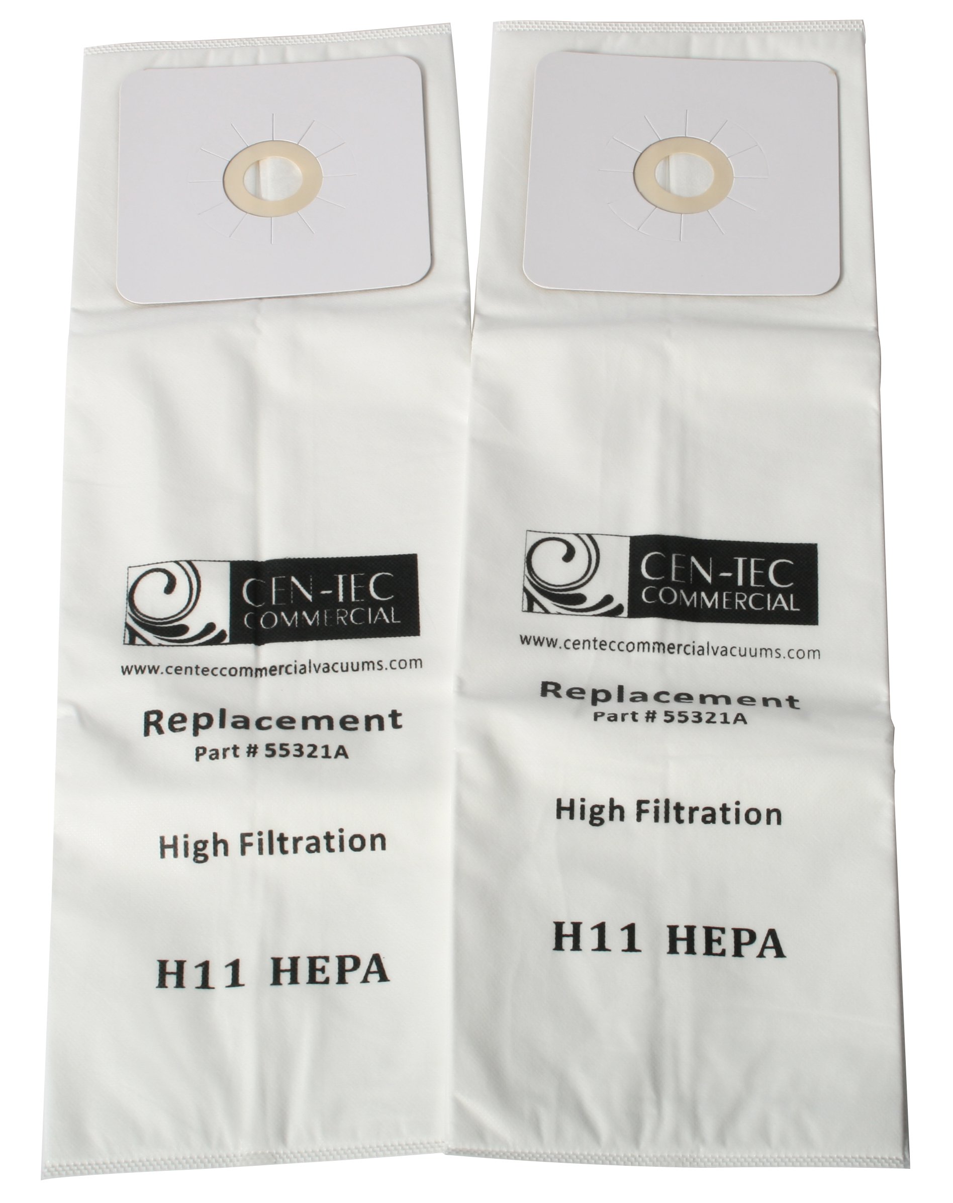 Cen-Tec Systems 55321A HEPA Central 2-Pack Vacuum Bags for Nutone, CV and Micro