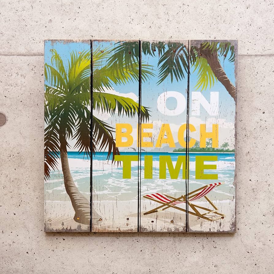 ビーチ ハワイ WELCOMEボード 小物セット 芸術的アート × ハワイ