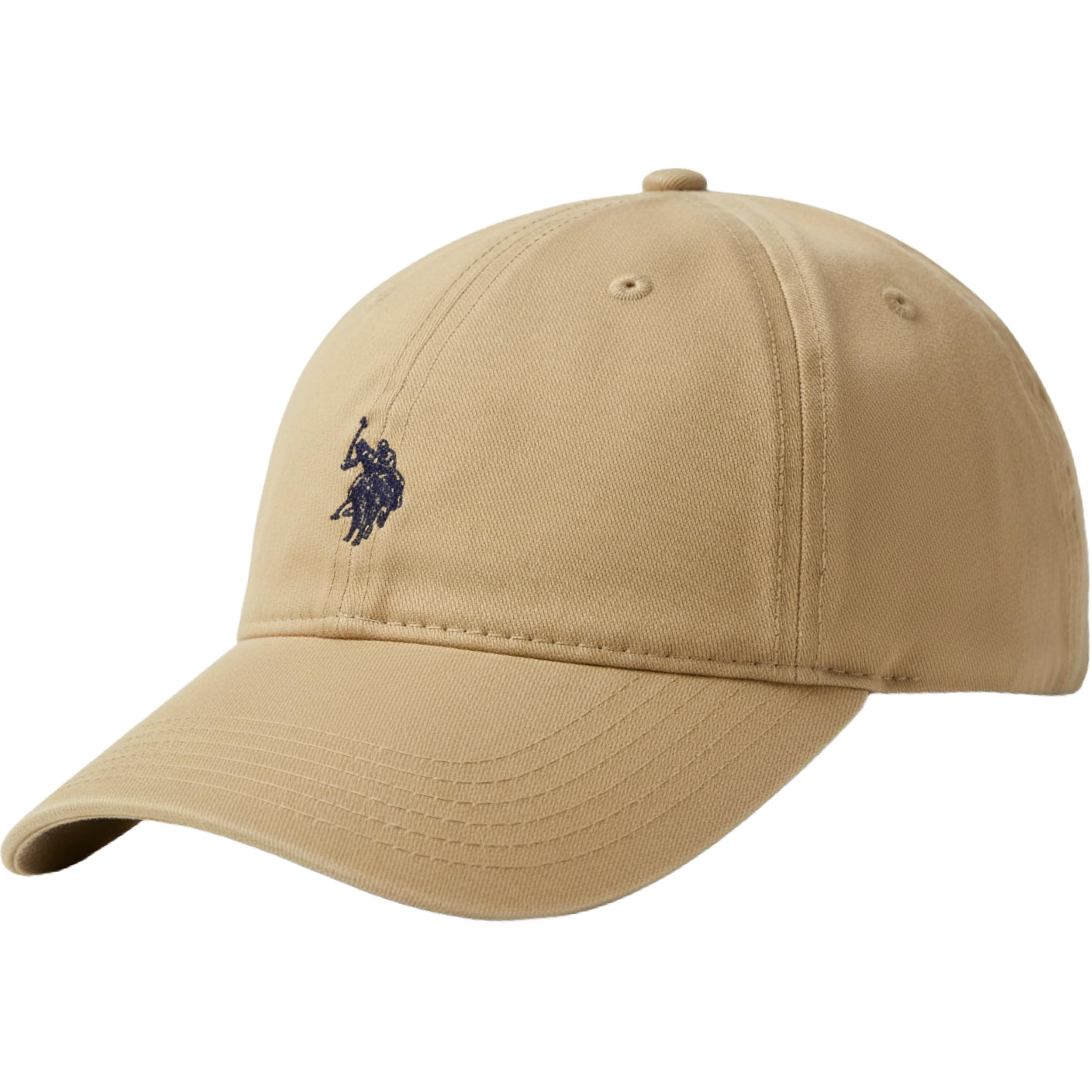 U.S. POLO ASSN. mens U.s Polo Assn. Cotton Adjustable Curved Brim Baseball Cap With Embroidered Small Pony Logo Baseball Cap (pack of 6)