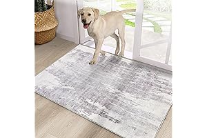 Stunning Foyer Rugs: Gray Faux Wool Door Mat for Welcoming Entryways
