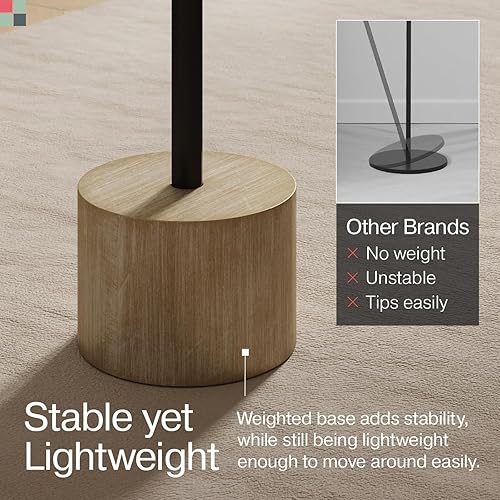 Miniatura 3 de Mesa redonda de metal para bebidas, escritorio de bebidas con pedestal, muebles modernos para el hogar, dormitorio y sala de estar, mesa auxiliar de