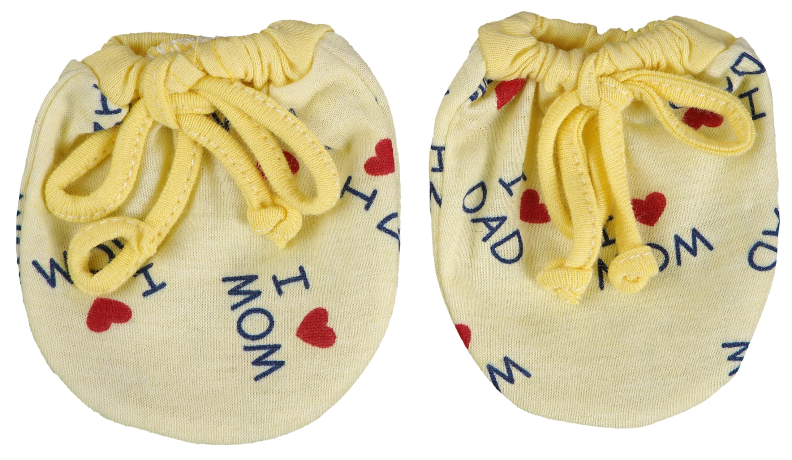 CUTEABLY Newborn Scratch Gloves,Dori Mittens, Baby, Infant, Toddler, Boys, Girls, Scratch Mittens for Baby Care (0-12 Months)-Pack of 5 - Image 4 thumbnail