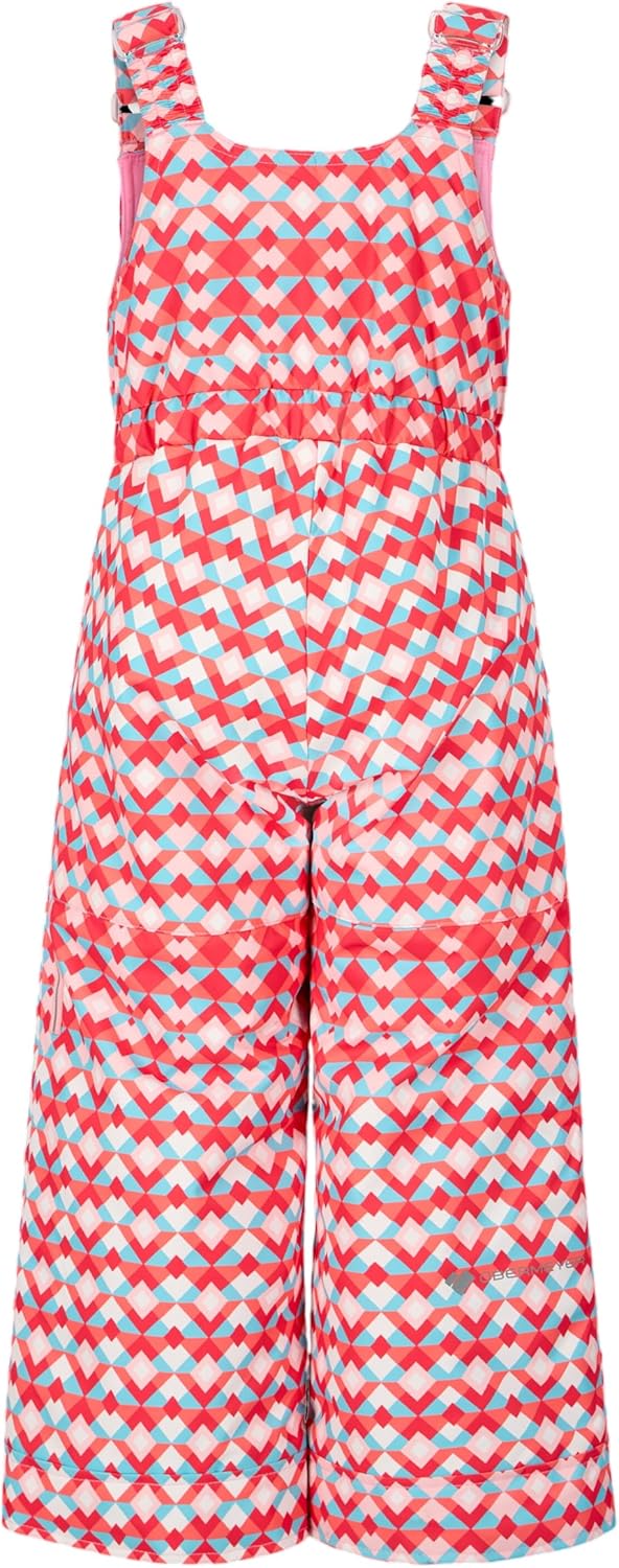 Obermeyer Girls Snoverall Print Snow Pants, Insulated and Waterproof with Kids I-Grow System