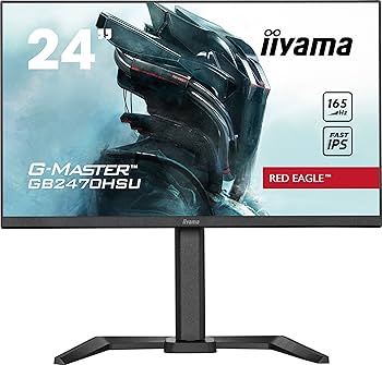ディスプレイ・モニター本体 iiyama G-MASTER GB2470HSU RED EAGLE iiyama、180Hz/0.2msに対応した23.8型ゲーミングモニター「G