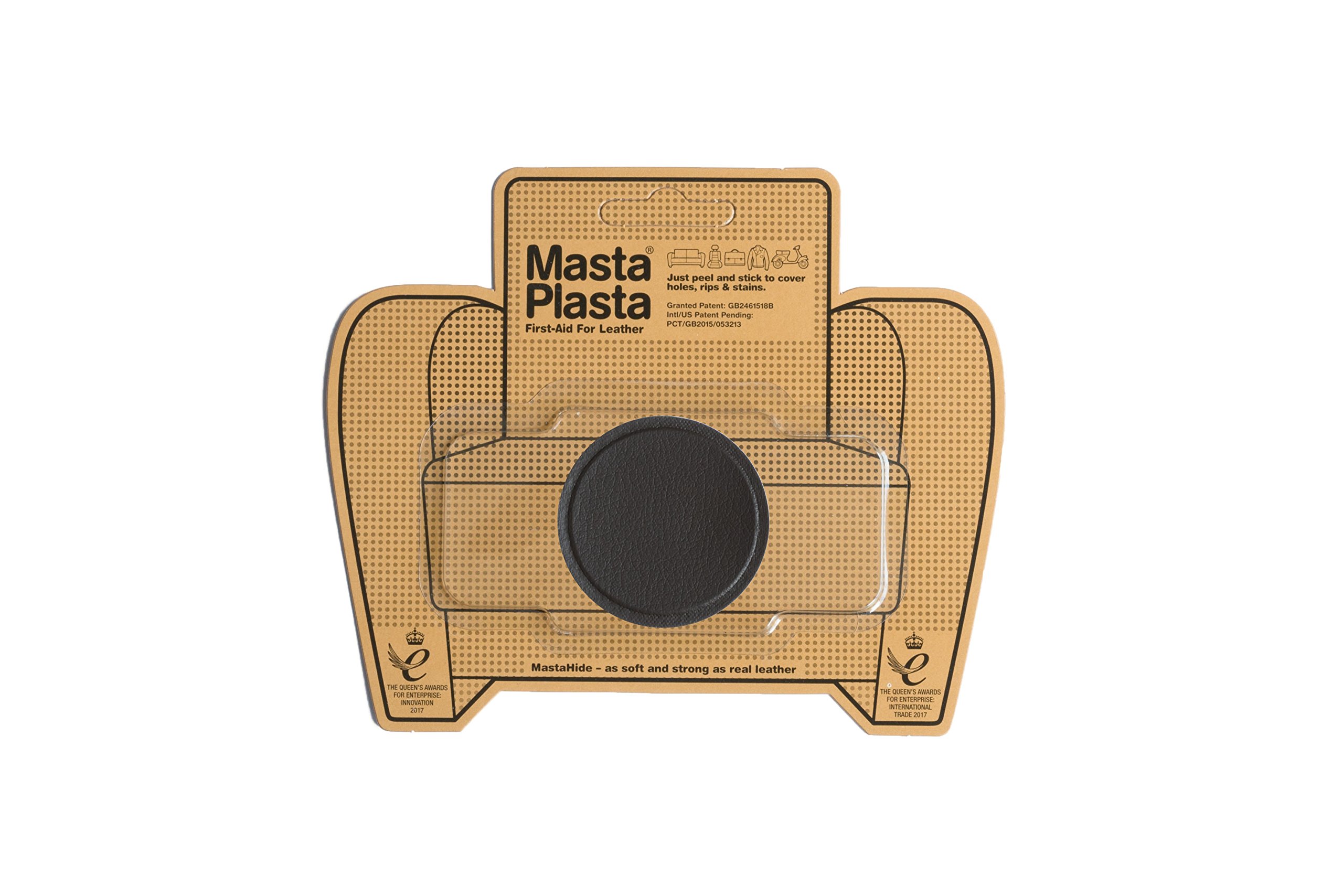 MastaPlasta Parche Autoadhesivo Premium para Reparación Instantánea de Cuero y Otros Tejidos. MARRÓN Medio. 20cm x 10cm. Primeros Auxilios para sofás, Asientos de Coche, Bolsos, Chaquetas — view 17