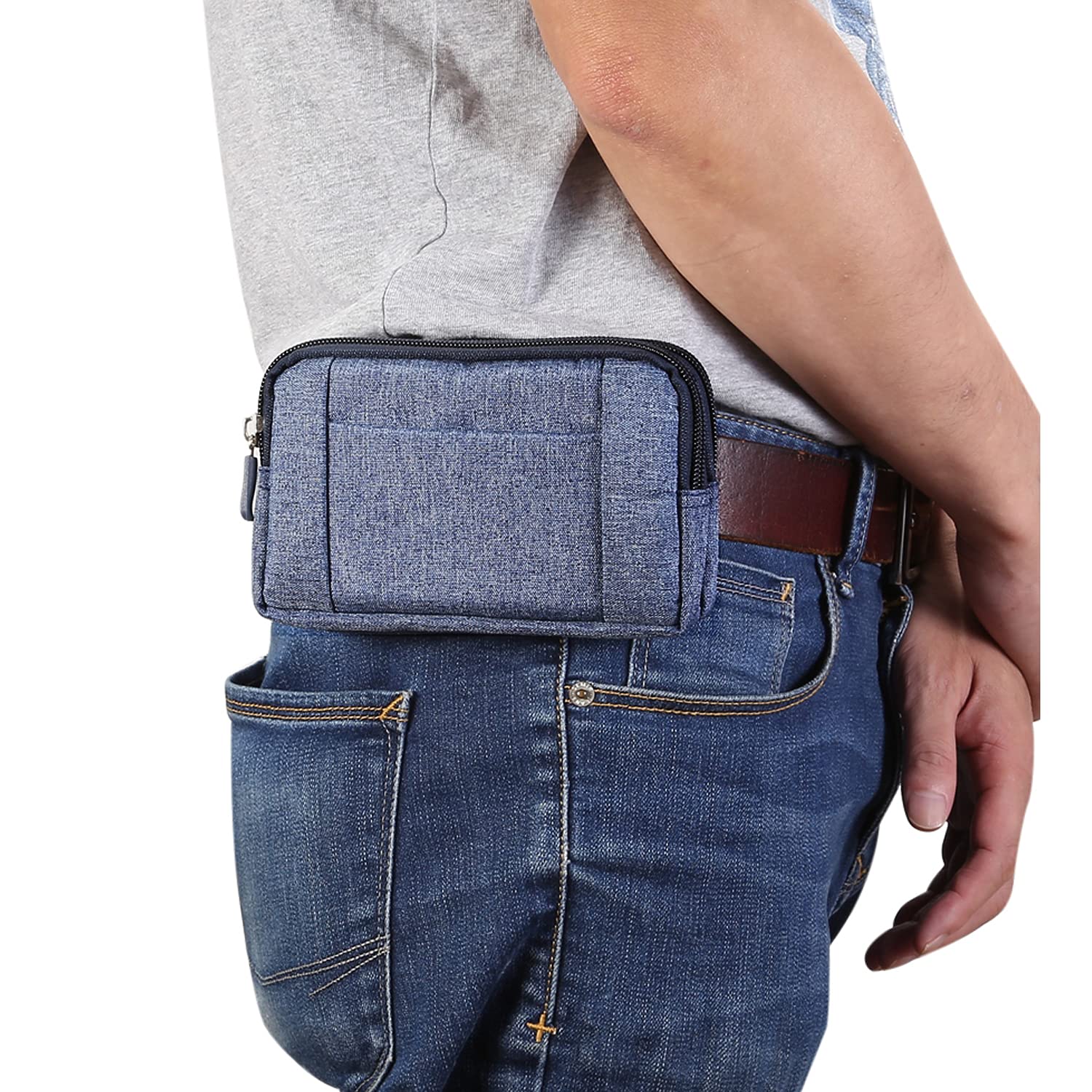 Vertical Cell Phone Belt Clip Bag En, Sartphone Belt Pouch, 7.2 12 thumbnail image