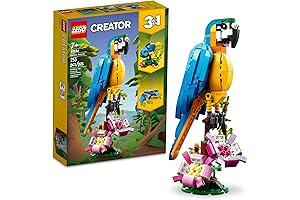 LEGO Creator 3 in 1 Exotic Parrot Surprise Set: A Tropical Treat for Curious Kids