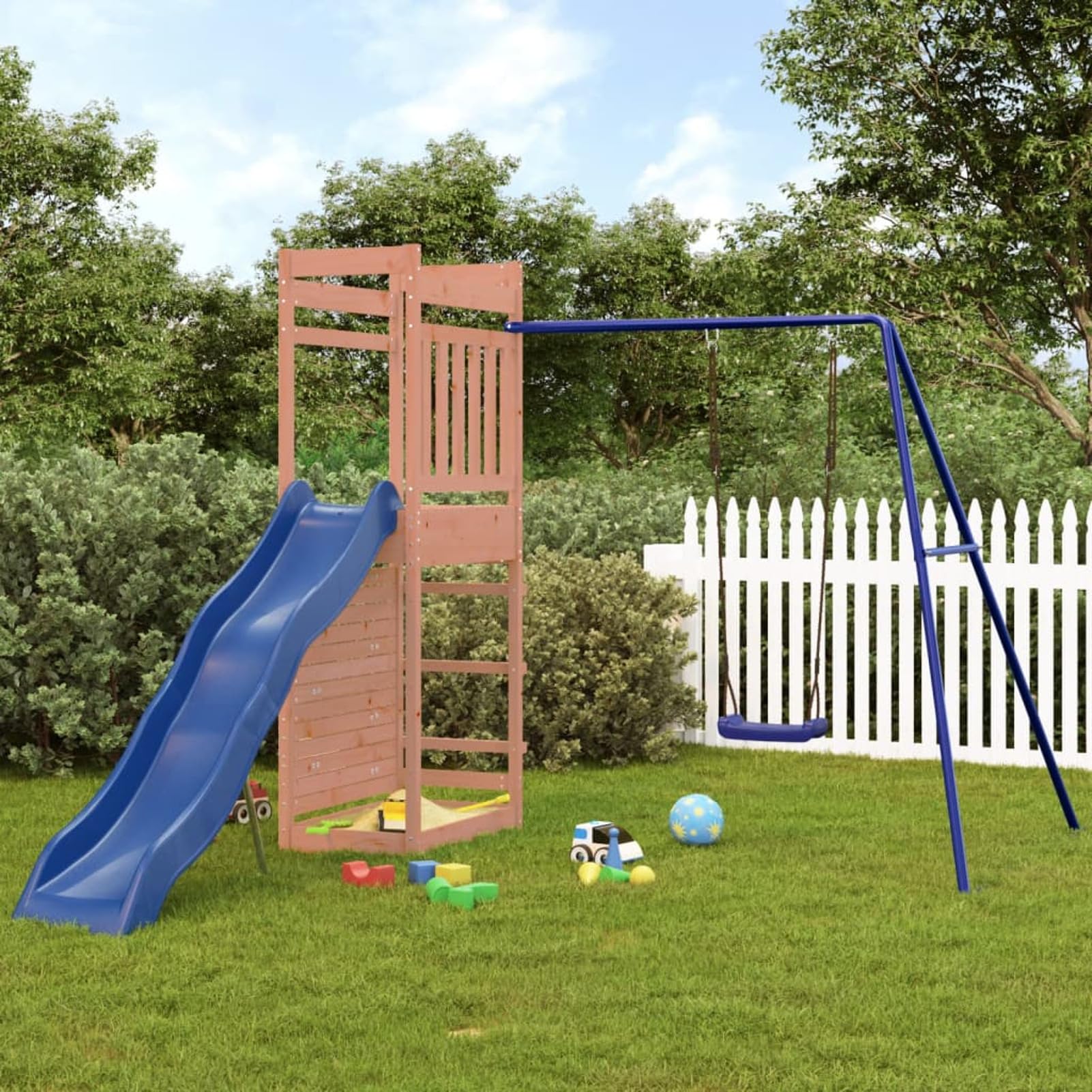 Parque Infantil de Exterior Madera Maciza Douglas Parque Infantil Exterior Columpios Infantiles Exterior parqu Exterior 3157004