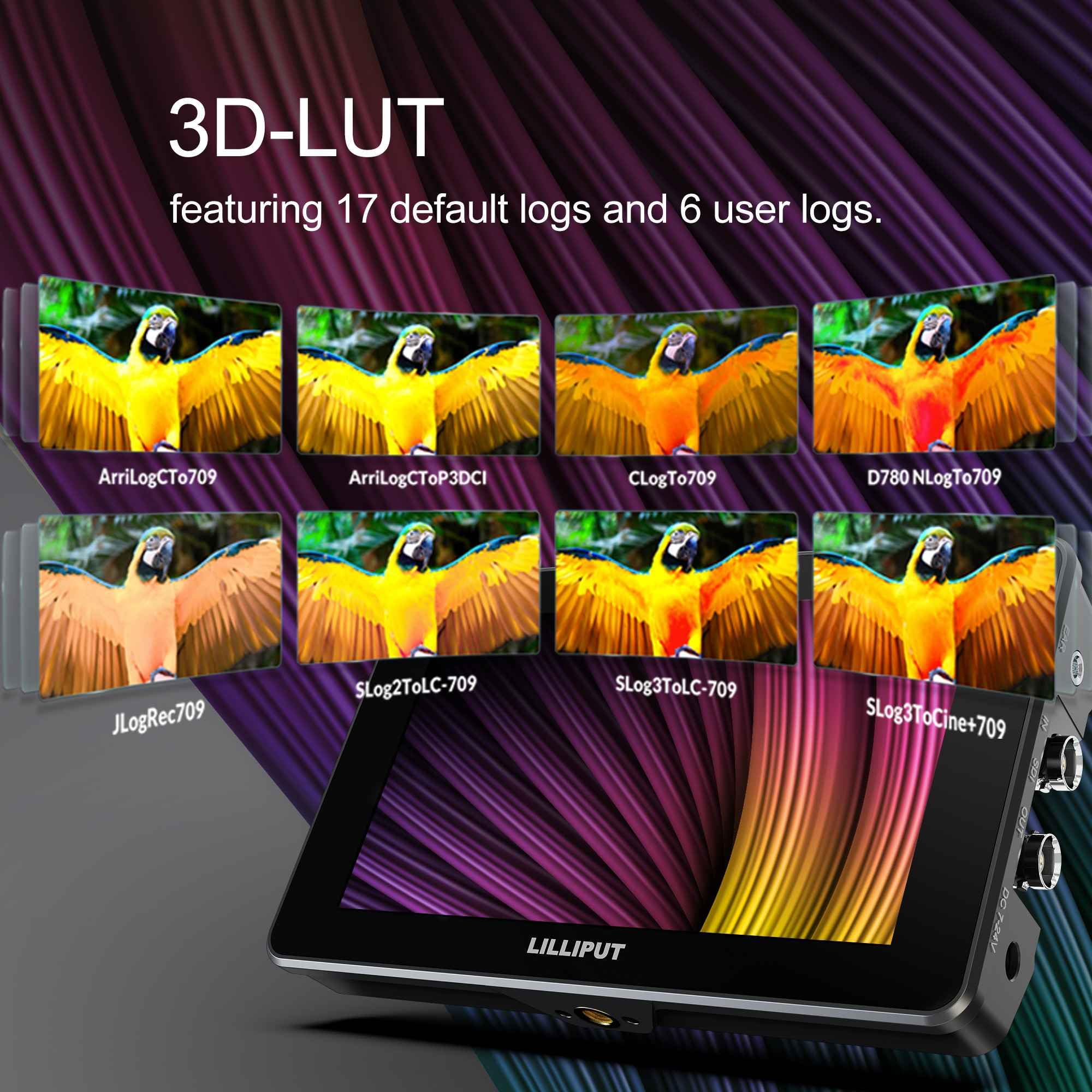 LILLIPUT HT5S 5,5" FHD IPS caméra Moniteur 2000NITS, DSLR Moniteur de Champ de caméra, ekran dotykowy Kamera Field Monitor HDMI SDI 3D-LUT HDR 1920 x 1080