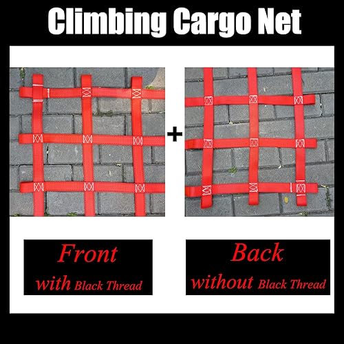 Miniatura 4 de DREAMOSA Red de gimnasio Jungle, red de escalada resistente, juego de escalera de carga para patio de juegos, red para hamaca al aire libre, para