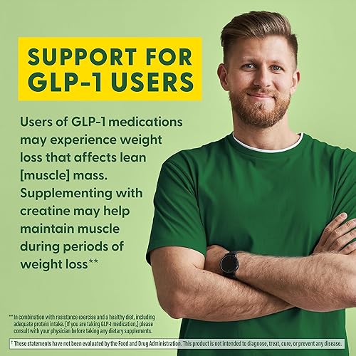 Miniatura 5 de MegaFood Polvo de monohidrato de creatina micronizada, polvo sin sabor para después y antes del entrenamiento para hombres y mujeres, soporte