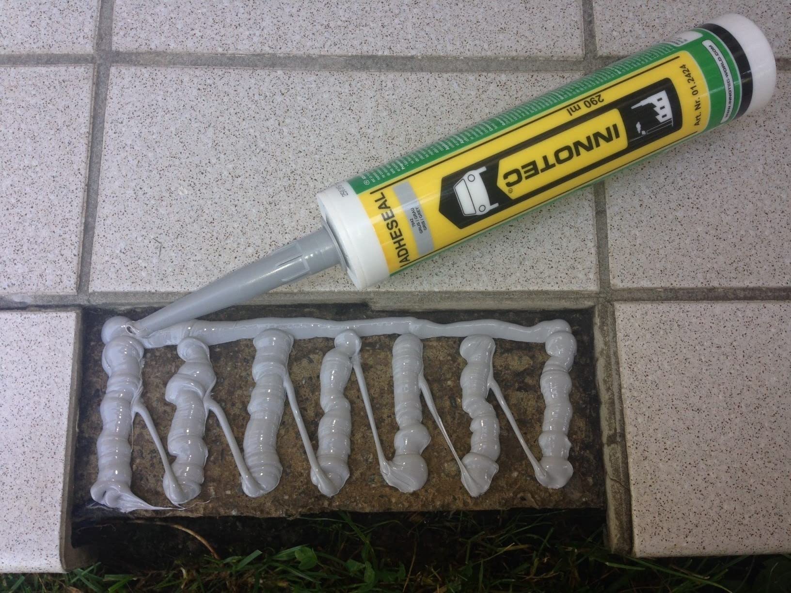 2 pezzi Innotec Adheseal Bianco colla e sigillante a base di polimeri MS – Aderente anche a materiali delicati – Verniciabile bagnato – 290 ml Adheseal sigillante elastico permanente