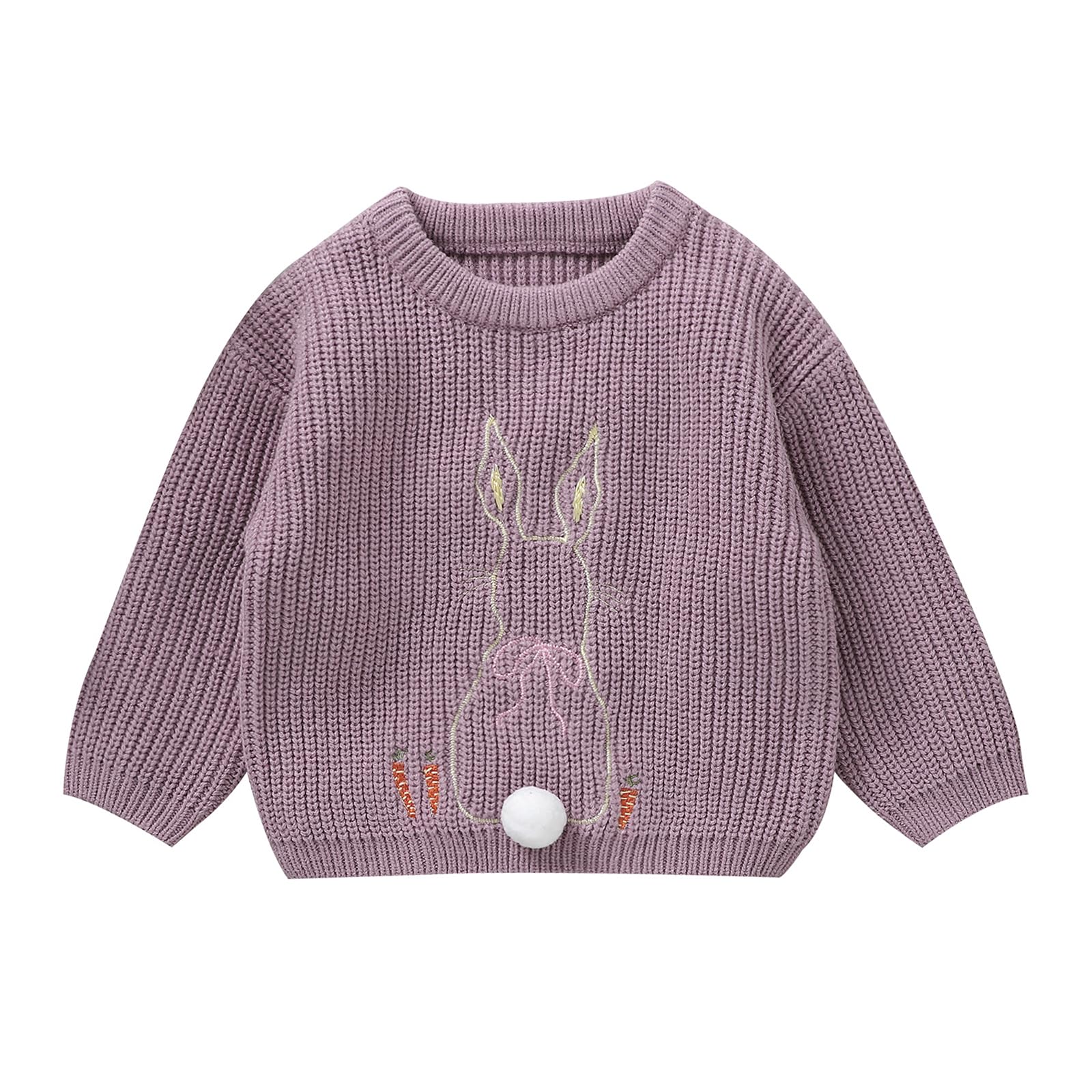 LSFYSZD Toddler Baby Girls Boys Halloween Pumpkin Sweaters Long Sleeve Crew Neck Winter Warm Knitwear Pullover Jumpers Top — view 85