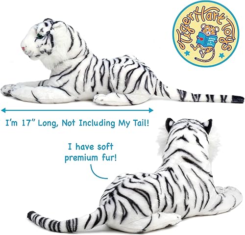 Miniatura 11 de Saphed The White Tiger - Peluche de 17 pulgadas