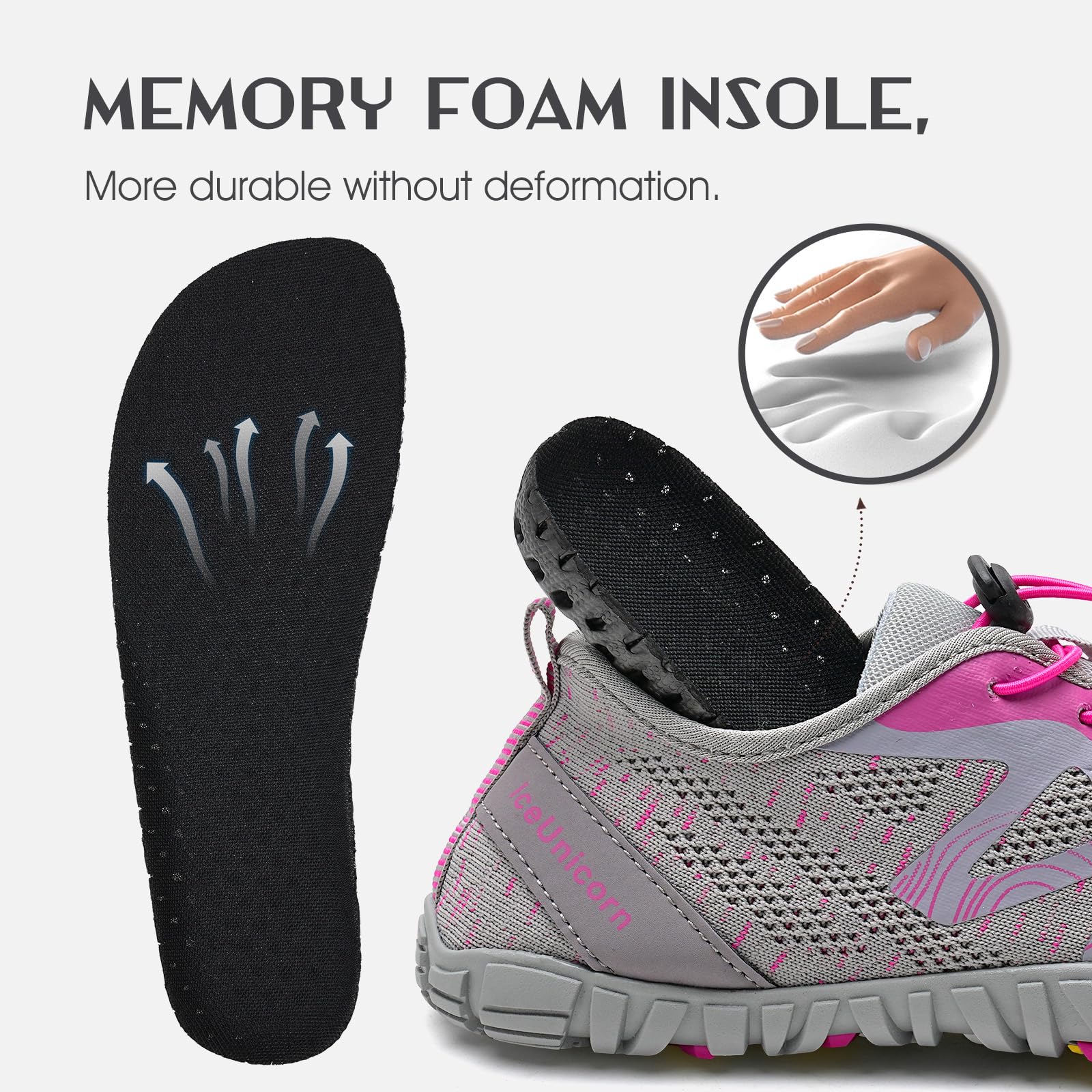 IceUnicorn Barefoot Botas Invierno Botines Nieve pour Hombre Mujer Cálido