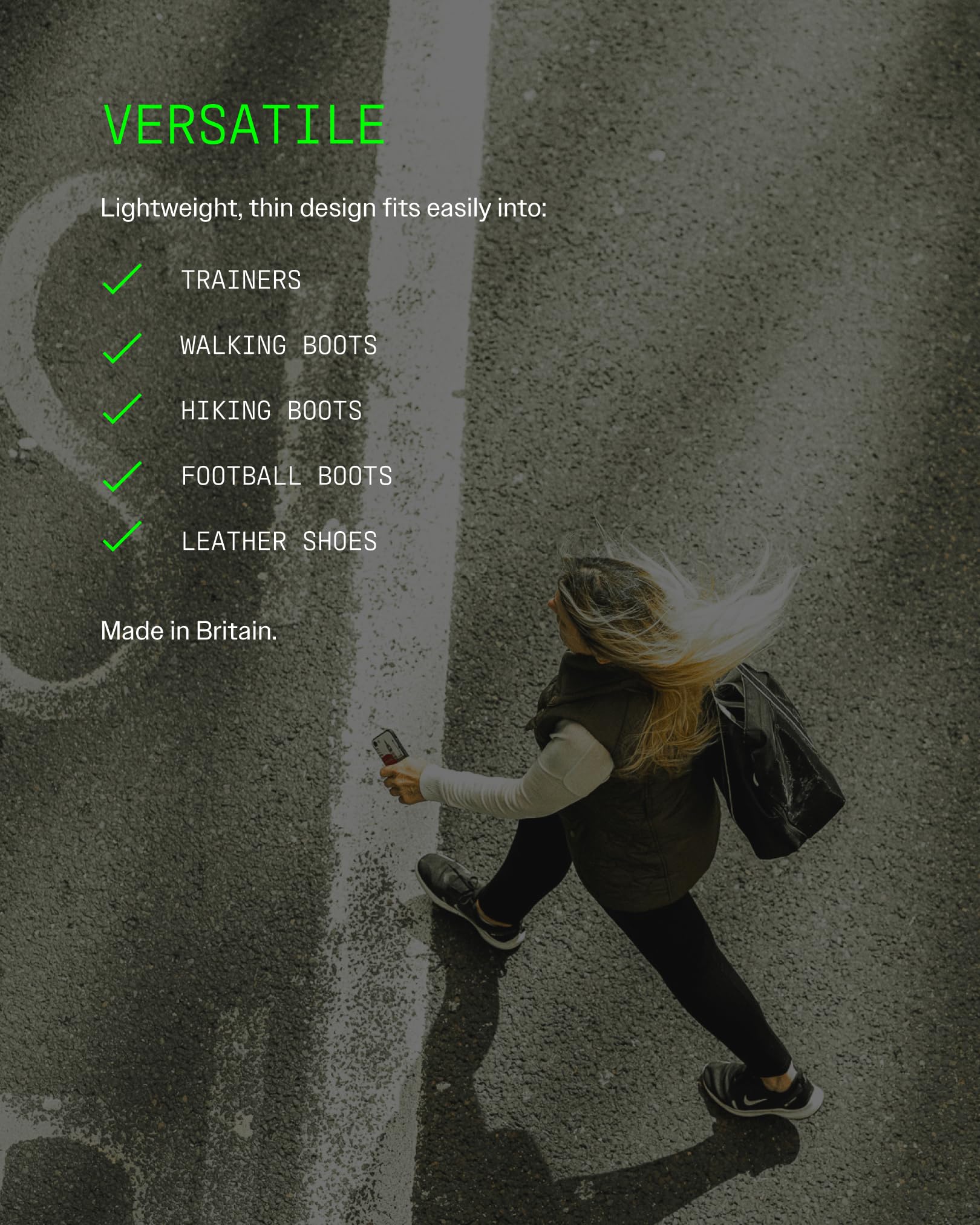 Enertor PX1 - Solette da trekking e in piedi, con tecnologia ammortizzante, sollievo dal dolore al piede e al tallone, per fascite plantare, pronazione, supporto per arco plantare e piedi piatti
