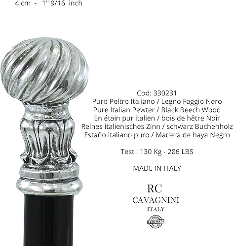 Miniatura 2 de Bastón Italia con mango de madera maciza, bastones negros médicos, adorno médico para mujeres y hombres, ceremonia de regalo para ancianos,