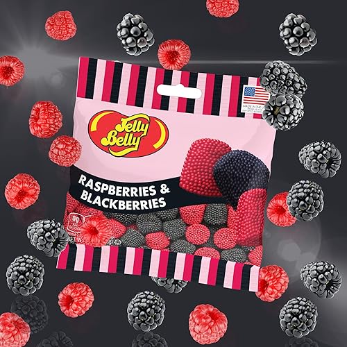 Miniatura 4 de Caramelos holandeses de gomitas de chocolate, mentas, frambuesas y moras y palomitas de maíz con mantequilla, surtido de dulces únicos, caramelos en