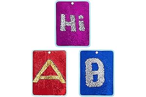 BALAPET 3 Packs Reversible Sequin Fabric Wall Panel
