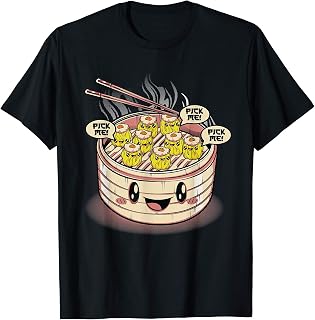 Halloween Costume Funny Food Shumai Dim sum Chinese takeout T-Shirt