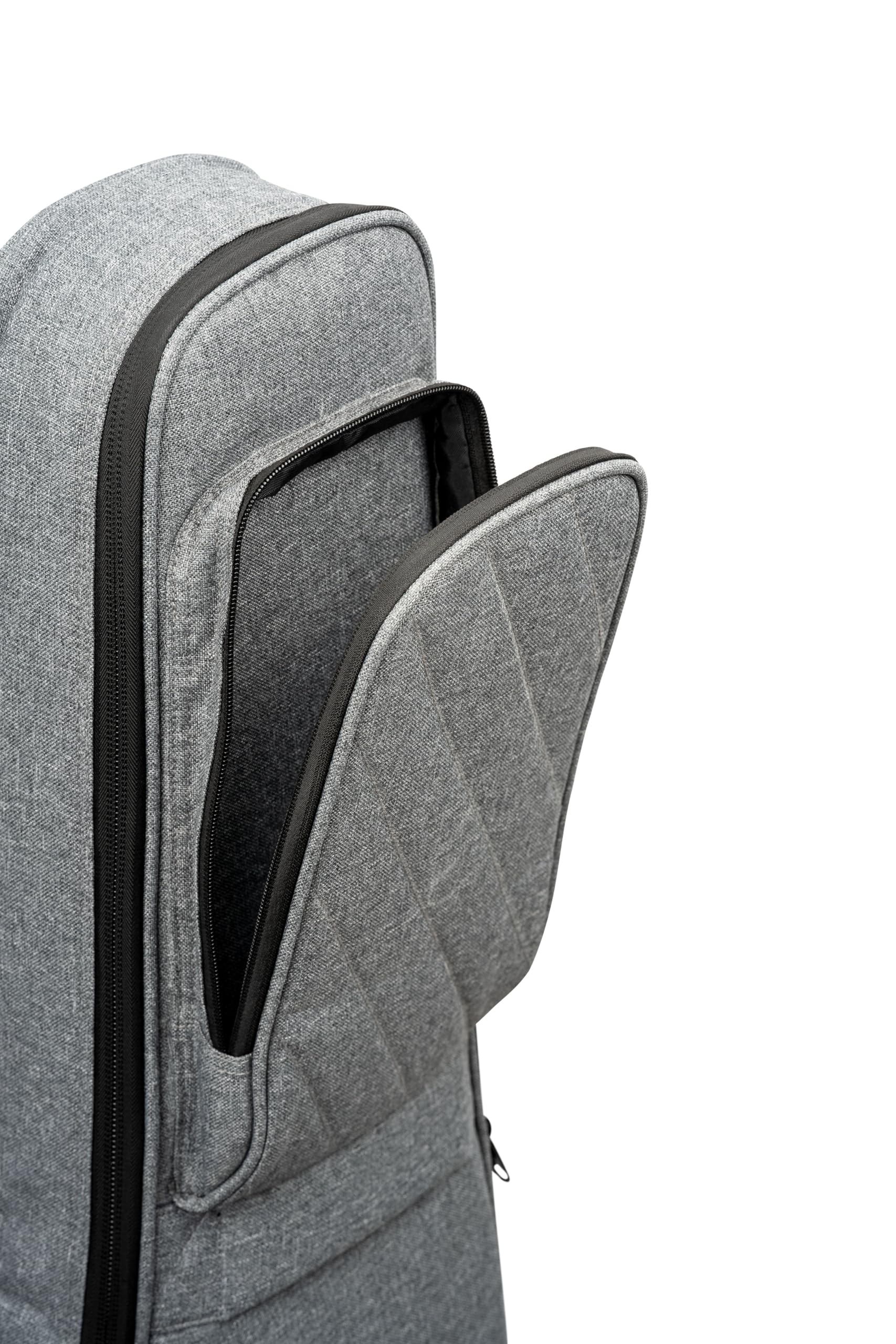 Ortega Guitars Deluxe Guitar Gigbag - E-Gitarren Tasche - Höhe 102 cm - Breite 35 cm - Baumwolle, Grau (OGBEG-DLX-GY)