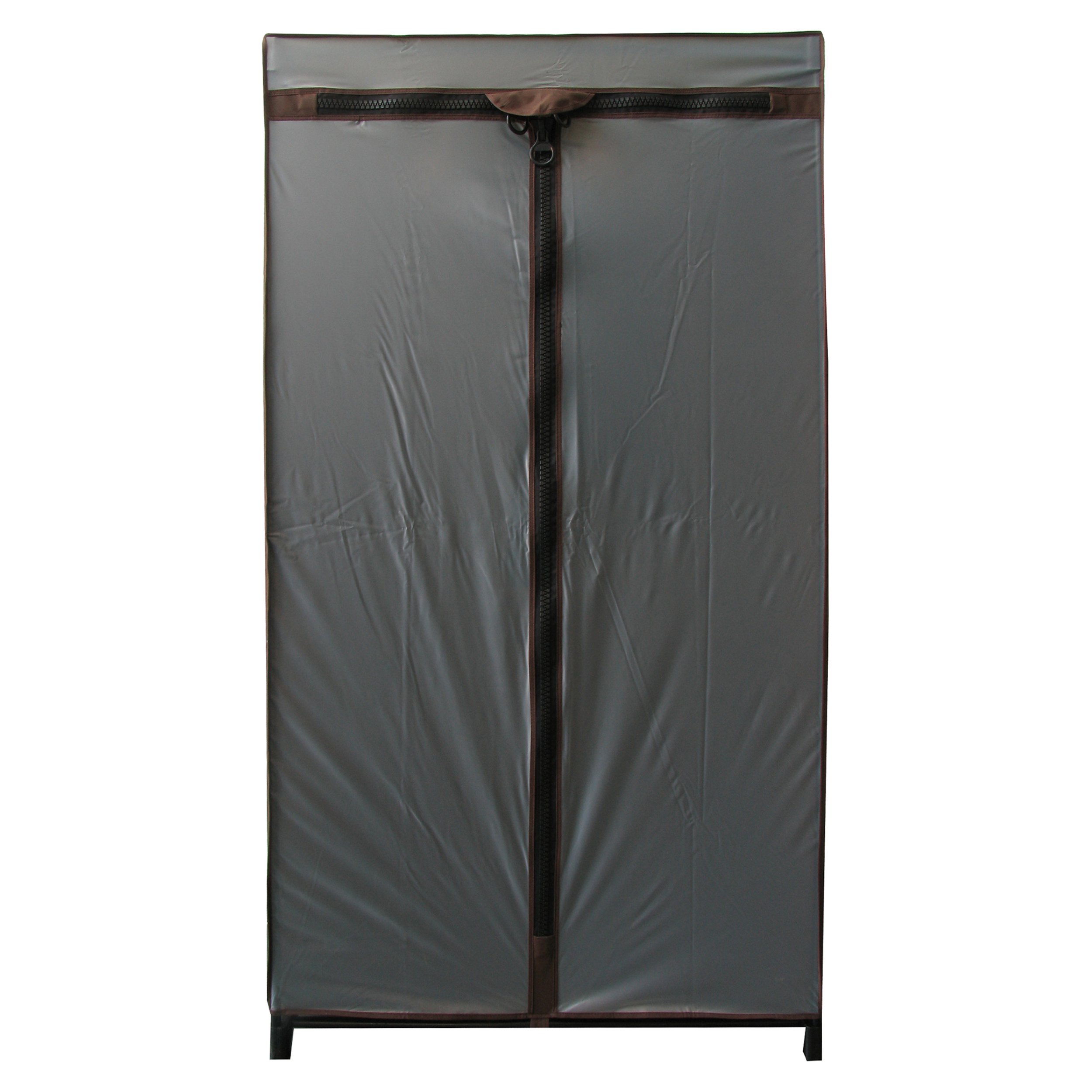 Armadio 2 ante 2 cassetti Soren marrone e bianco 200cm