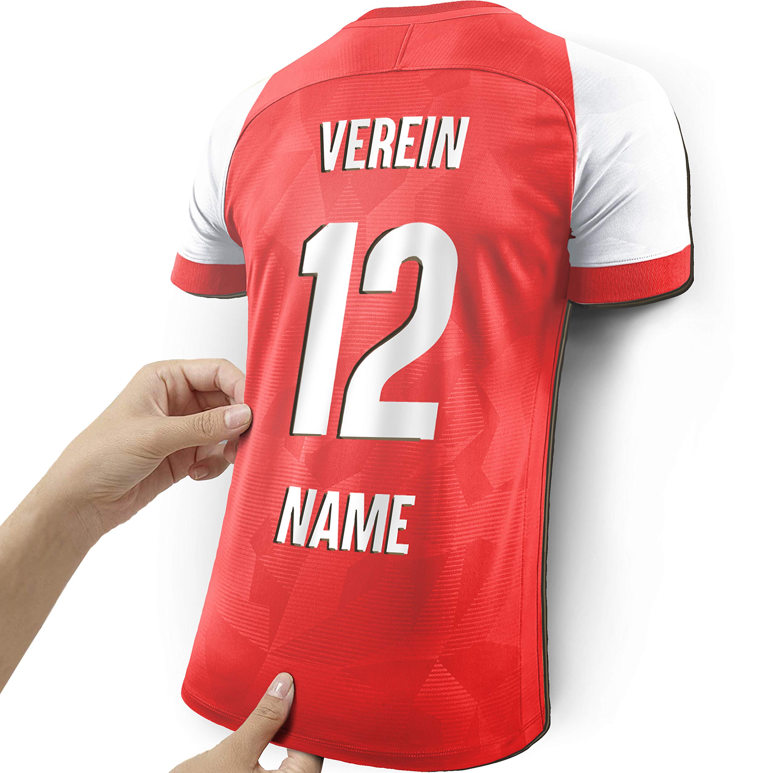 Elbeffekt Trikotlampe für Mainz Fans aus Holz - personalisierbares Geschenk - schenke dein individuellen Mainz Fanartikel aus Echtholz