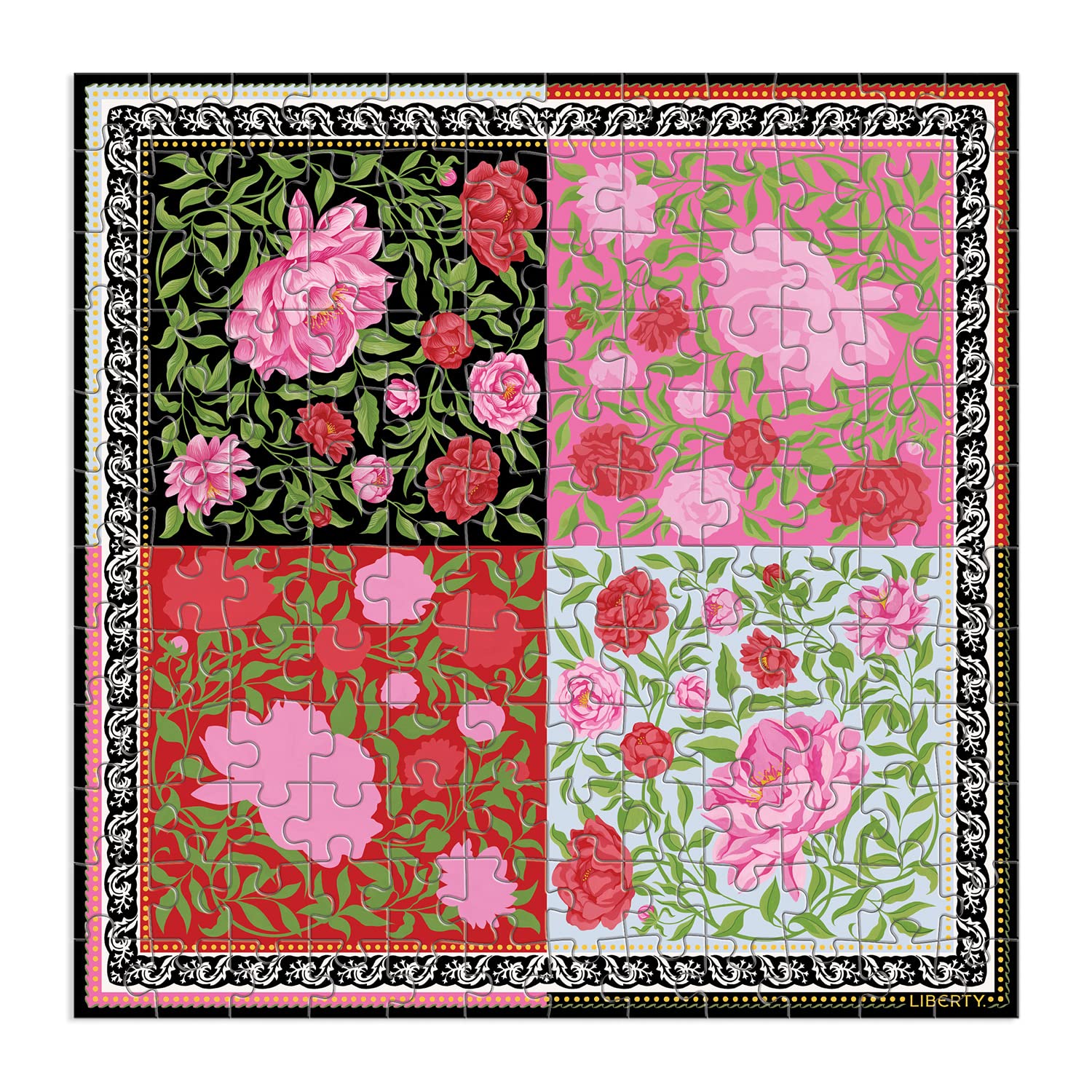 Amazon.com: Galison Liberty Aurora 144 Piece Wood Puzzle from