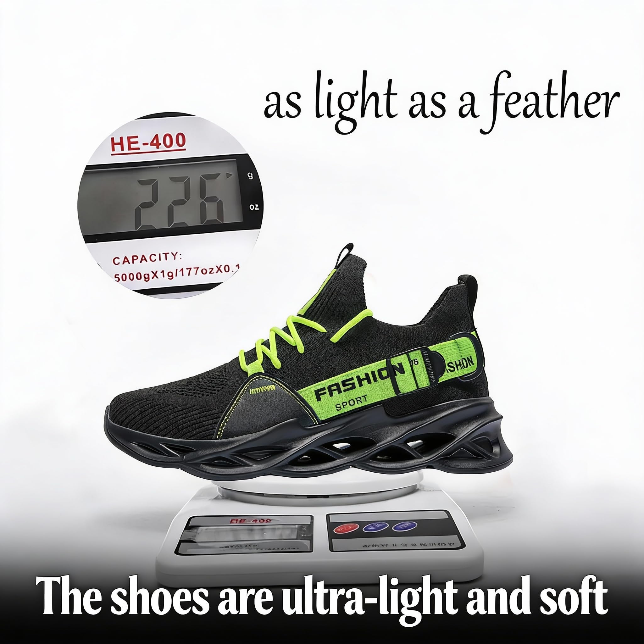 Uomo Donna Running Scarpe da Ginnastica Leggere Traspirante Casual Sportive Mesh Comode Fitness Jogging Sneakers Multicolore EU 36-46