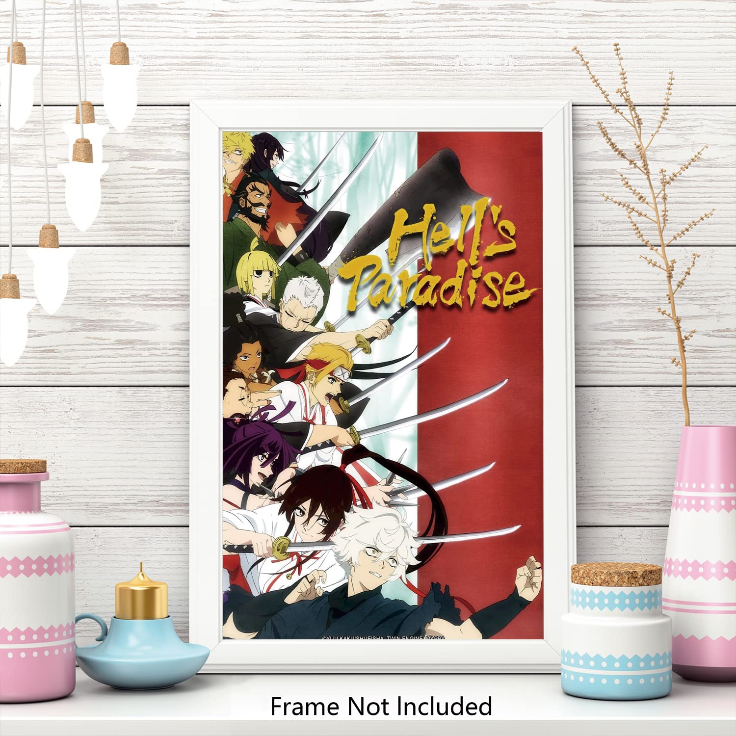 Amazon.com: XIHOO Hell's Paradise Jigokuraku Poster for Home Decor