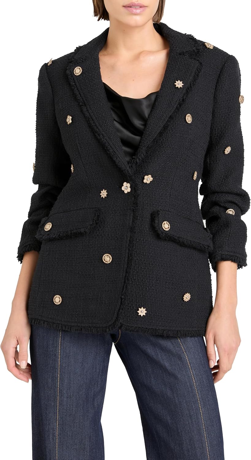 Cinq à Sept Women's Gold Coin Khloe Blazer
