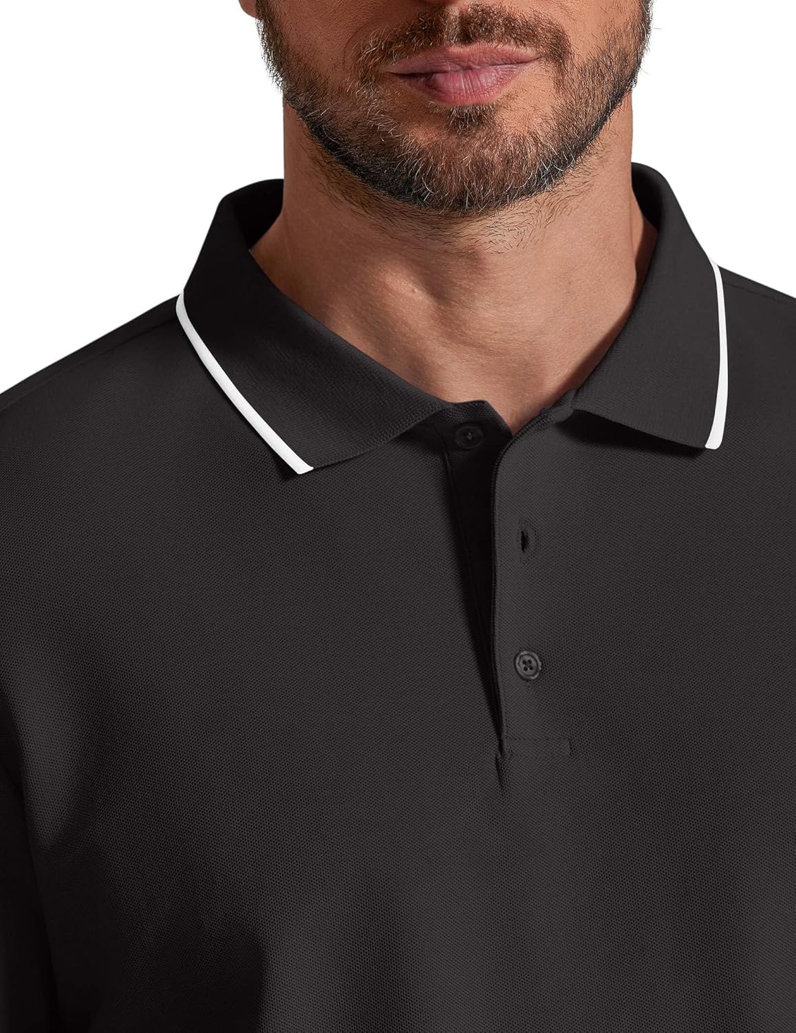 COOFANDY Men's Polo Shirts Classic Short Sleeve Polo T Shirts Cotton Pique Casual Summer Fashion Golf Shirt - Image 4