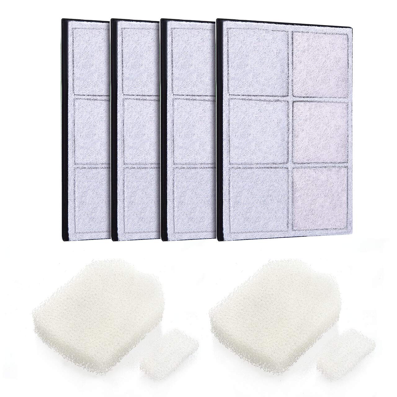 Buy isYoung Cat Fountain LED Pet Water Fountain Filter, 4 Pack Online