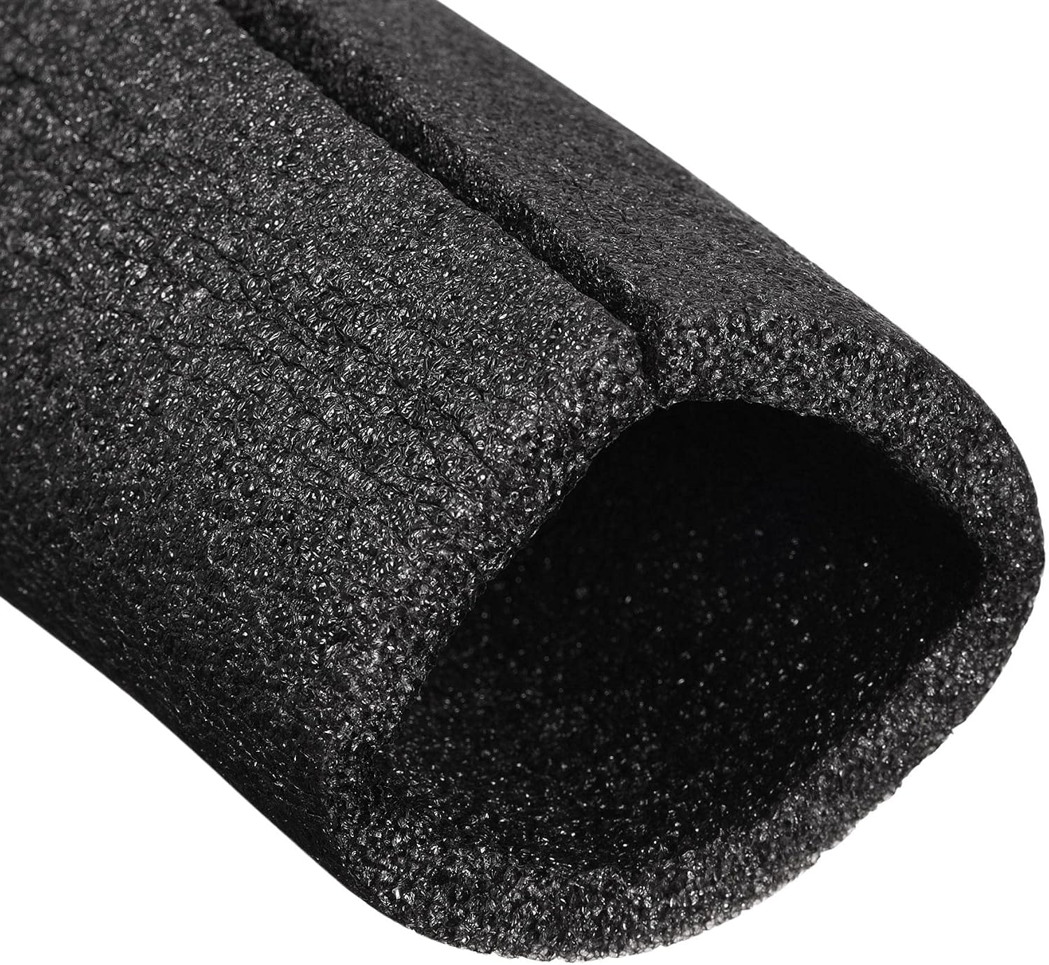 sourcing map Foam Tube 1.64 Ft Length 2.34in ID 3.12in OD Hollow Pipe Cover for Protecting Pipes and Heat Preservation Black 2 Pack - Image 5