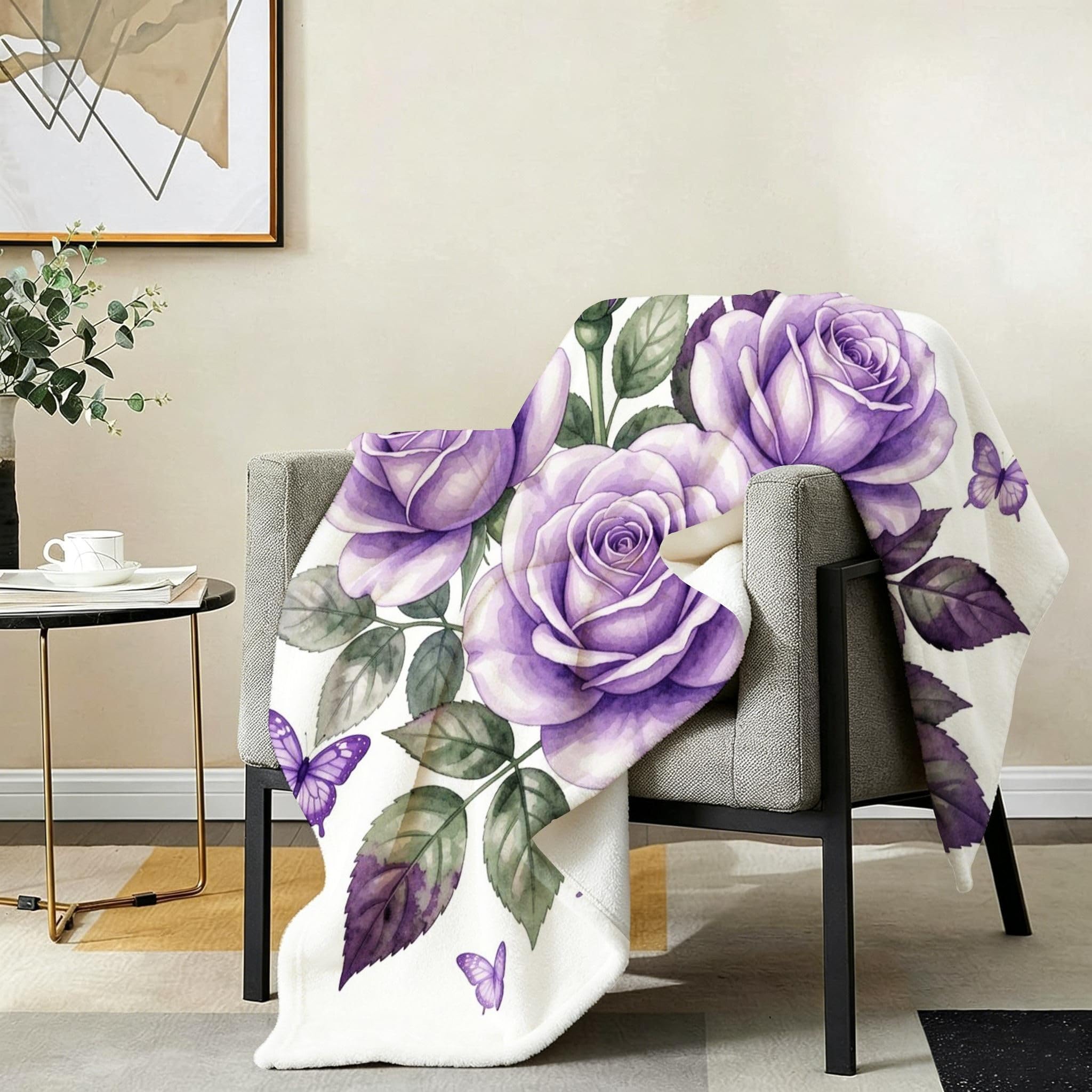 Manta Entretiempo Grande, Rosa Morada, 220x240 cm, AQ8279