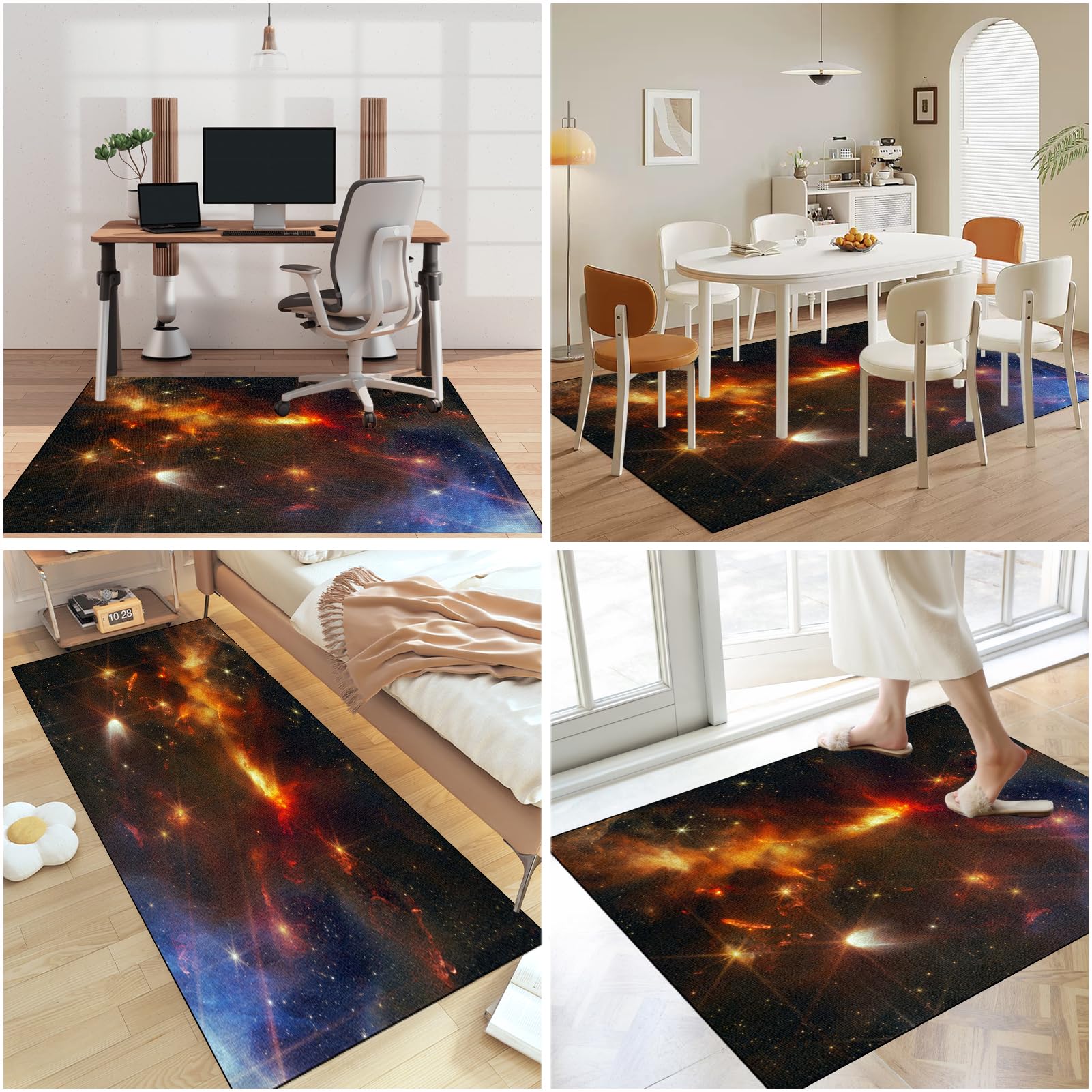 Tapis de Chaise Gaming Antidérapant Protège Le Sol, Tapis de Sol pour Fauteuil, Tapis Protection de Sol Chaise Bureau, Tapis de Sol Bureau Tissu, Tapis Chaise de Bureau Tapis Protège-Sol 90 x 140 cm