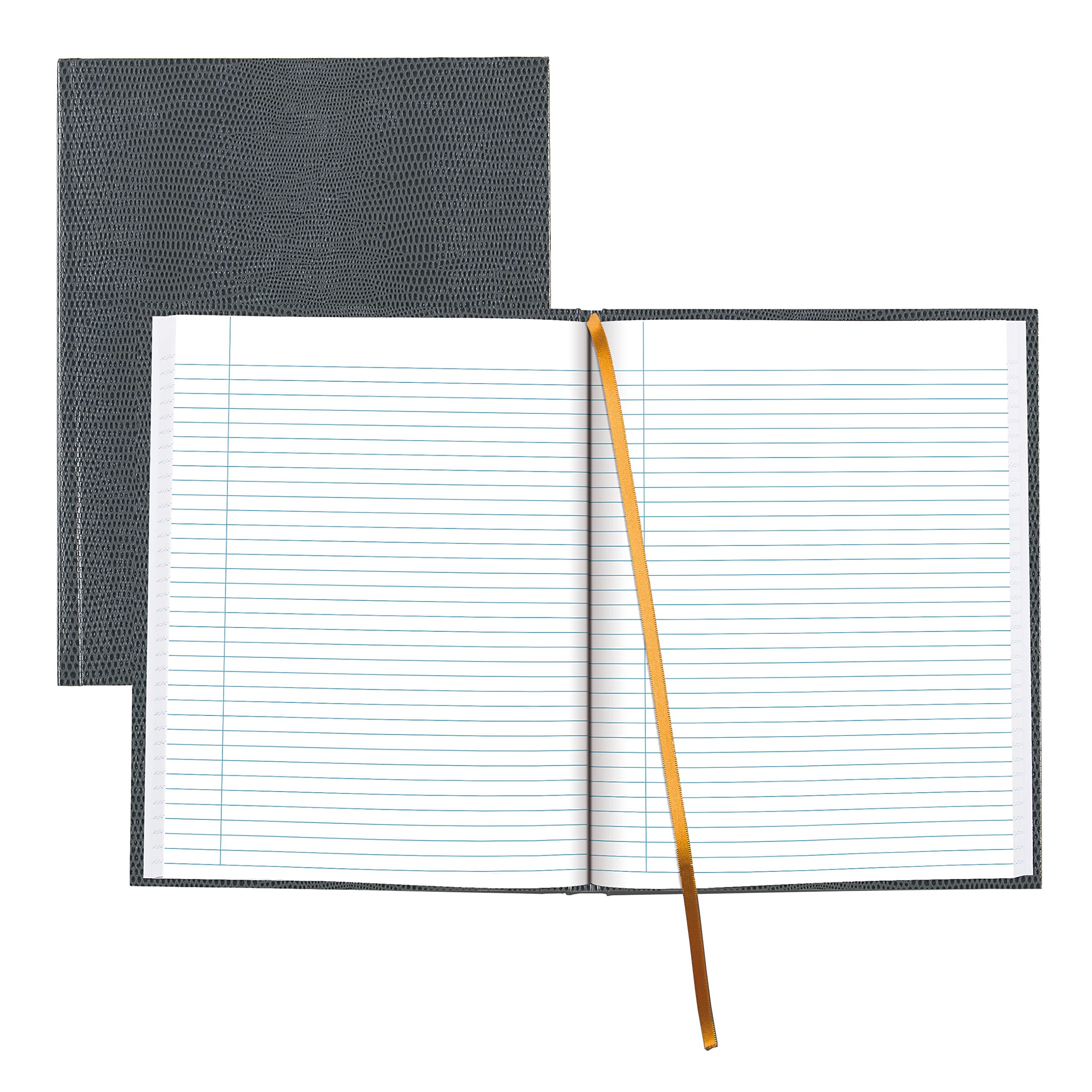 Blueline Executive Journal - Hard Cover Notebook, 10.75" X 8.5", 150 Ruled Pages, Gray, Eco-Friendly Paper - View #9