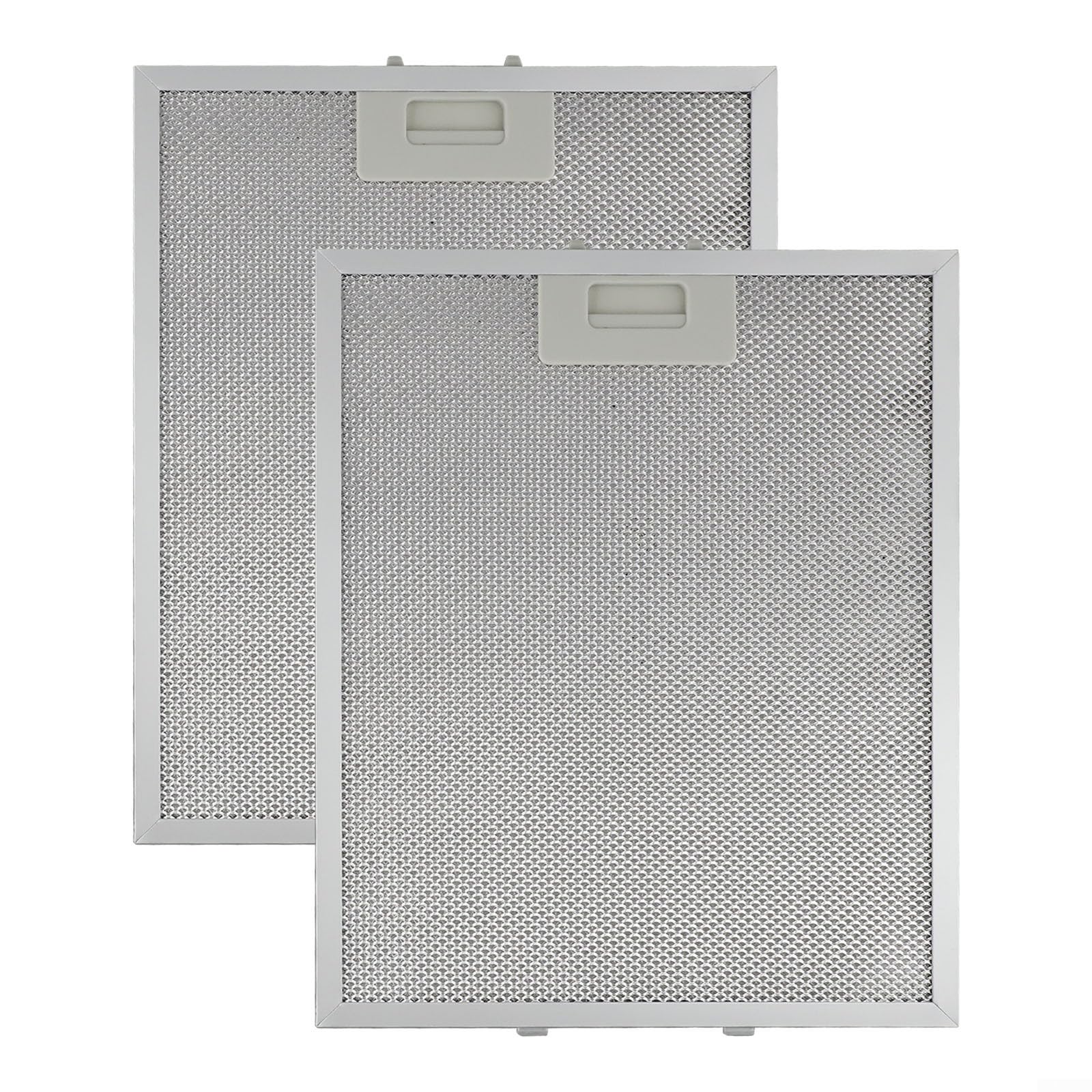 Honseadek Filtro de campana extractora de 280 x 350 x 9 mm, filtro de aluminio para grasa de metal, ventilación de escape de malla metálica, para rejillas de ventilación de campana extractora de