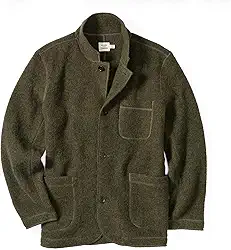 Flint and Tinder The Boiled Wool Chore Blazer, casaco esportivo casual masculino, jaqueta