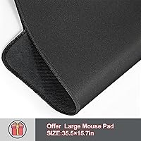 Vista 8 de Escritorio Eléctrico de Pie de Altura Ajustable, 55'' x 24'' Escritorio de Pie con Tomacorrientes y 2 Puertos USB, 4 Ruedas Giratorias, Rango