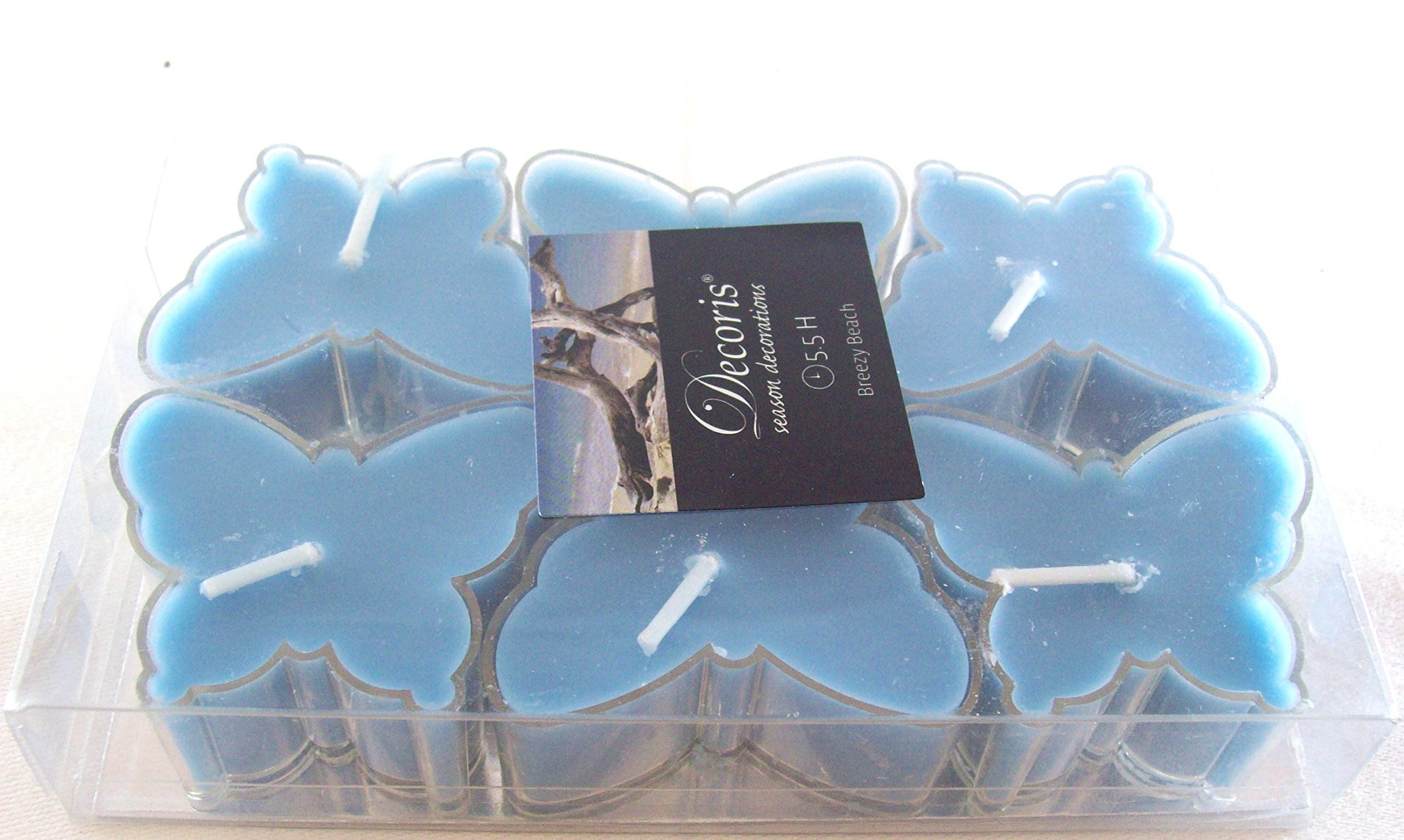 Blue Butterfly Candle