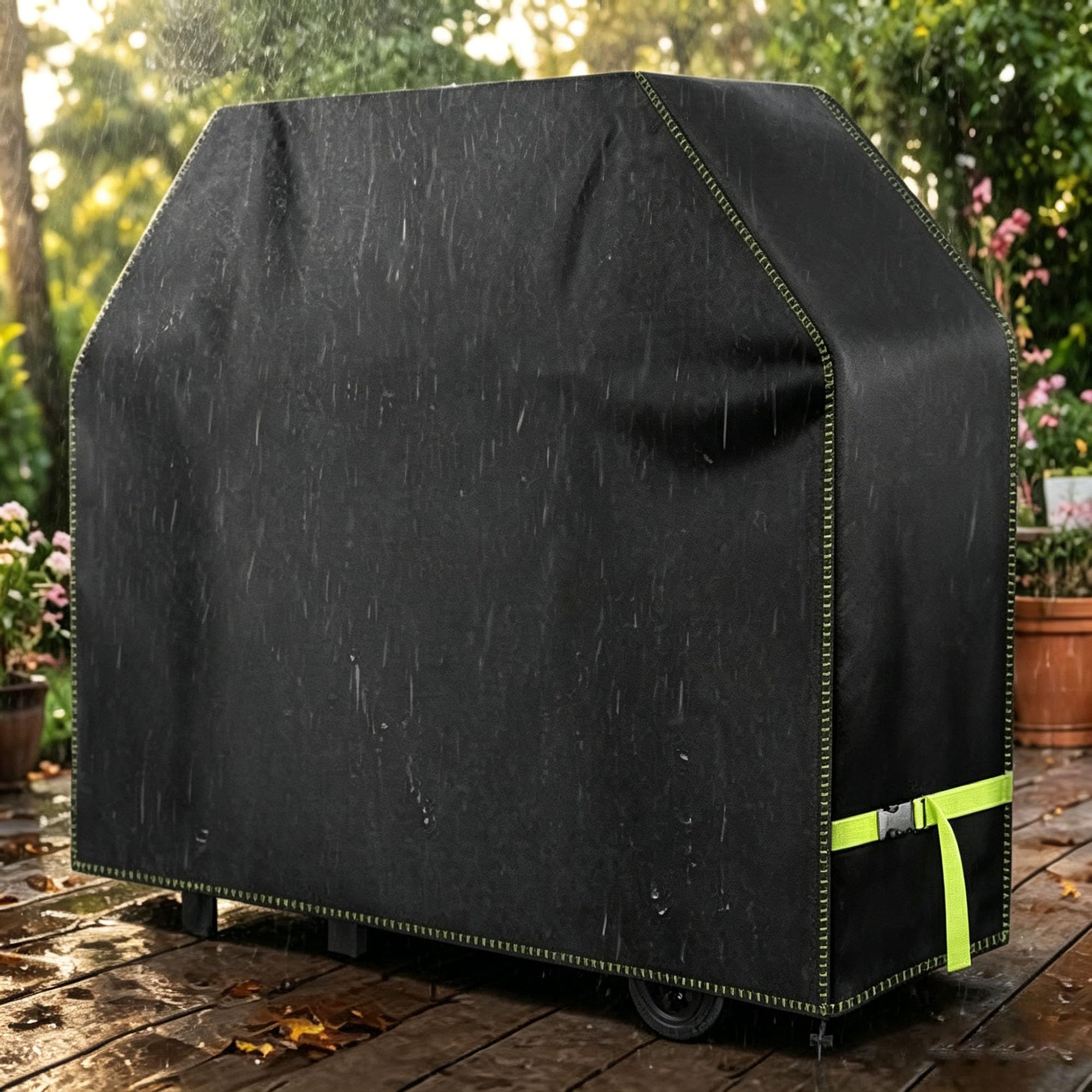 Funda para Barbacoa Impermeable Cubierta Protectora BBQ Exterior para Napoleon Freestyle 425 2020-2026 | Viento Desgarros y Polvo with Buckle Straps Patio
